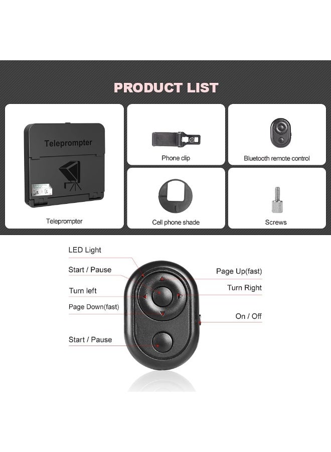 LENSGO TC7S Portable Teleprompter for Smartphones - Image 3